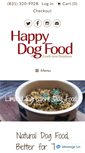 Mobile Screenshot of happydogfood.com
